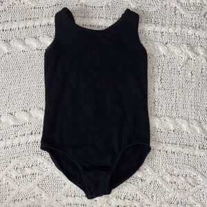 Black CrewNeck Leotard